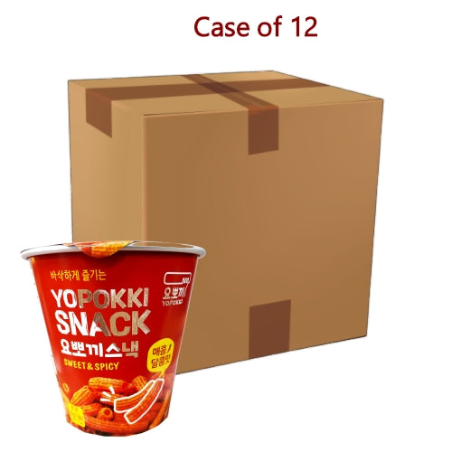 Load image into Gallery viewer, Yopokki Snack - Sweet & Spicy-韓國杯裝年糕條小吃-甜辣味-50g-SNACYO102-12