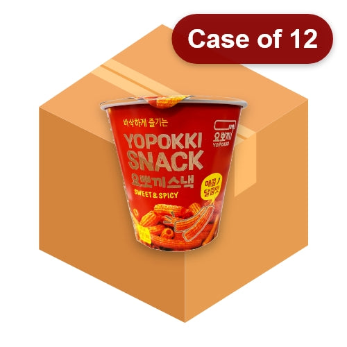 โหลดรูปภาพเข้าสู่ตัวดูแกลเลอรี, Yopokki Snack - Sweet & Spicy-韓國杯裝年糕條小吃-甜辣味-50g-SNACYO102-12