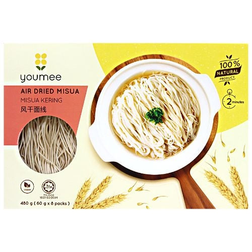 โหลดรูปภาพเข้าสู่ตัวดูแกลเลอรี, Youmee Air Dried Misua-優食風乾線麵-8_60g-DNOOYM104
