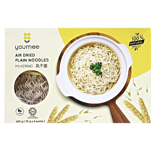 ギャラリービューアに画像を読み込む、Youmee Air Dried Plain Noodle-優食風乾麵-6_70g-DNOOYM101