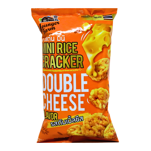 갤러리 뷰어에 이미지 로드, Younger Farm Mini Rice Cracker - Double Cheese-泰青農場迷你米餅-雙重芝士味-60g-SNACYF105