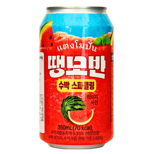 Load image into Gallery viewer, Youss Taengmo Ban Watermelon Sparkling Juice-韓國友施西瓜味氣泡水飲料-350g-DRIYS101