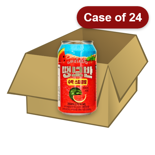 Load image into Gallery viewer, Youss Taengmo Ban Watermelon Sparkling Juice-韓國友施西瓜味氣泡水飲料-350g-DRIYS101-24