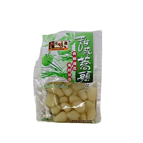 โหลดรูปภาพเข้าสู่ตัวดูแกลเลอรี, Yummy House Pickled Shallots-美味棧甜酸蕎頭-120g-PRE527