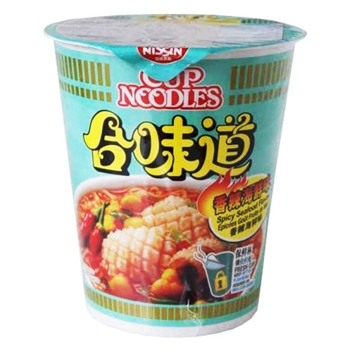 Load image into Gallery viewer, Nissin Cup Noodles - Spicy Seafood - 24 x 72g-日清合味道香辣海鮮杯麵-24