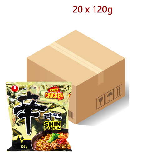 Load image into Gallery viewer, Nong Shim Shin Ramyun - Spicy Chicken - 20 x 120g-農心辛辣雞湯麵-INNS121