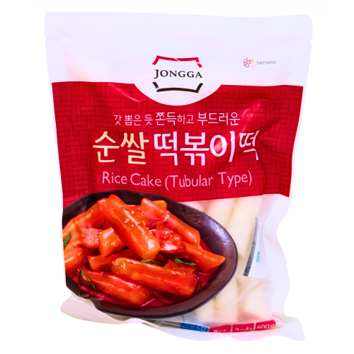 Chongga Rice Cake for Tteobokki (Tubular Type)-韓國年糕條-RCAKE462