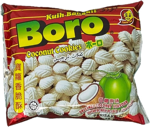 Boro Coconut Cookies (Kuih Bangkit)-寶籮香脆酥-香椰原味-BISBO101