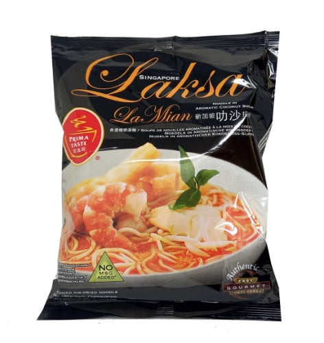 Load image into Gallery viewer, Prima Taste Singapore Laksa La Mian - 12 x 185g-百勝厨新加坡叻沙拉麵-12