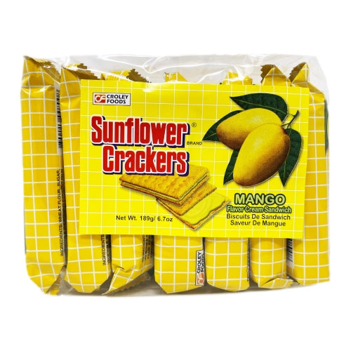 Sunflower Cream Cracker - Mango-芒果味夾心餅-BISSU101