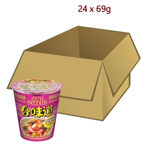 Nissin Cup Noodles - Crab - 24 x 69g-日清合味道蟹柳杯麵-INN210