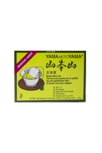 Yamamotoyama Green Tea Bags with Roasted Rice (Genmai-cha)-山本山日本玄米茶包-TEA403