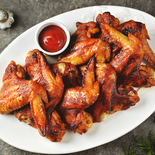 Pan-fried Chicken Wings with Honey and Soy Sauce