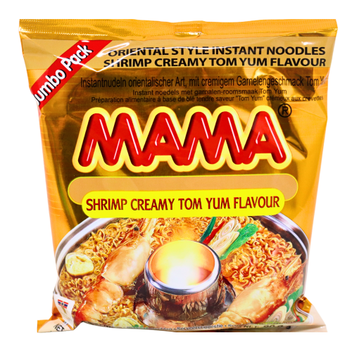 Mama Jumbo Noodle - Shrimp Creamy Tom Yum 90g-媽媽酸辣味濃湯麵-INMM154