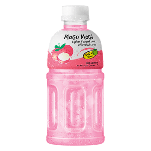 Mogu Mogu Lychee Juice with Nata De Coco - 24 x 320ml-椰果荔枝味飲料-DRIMM103