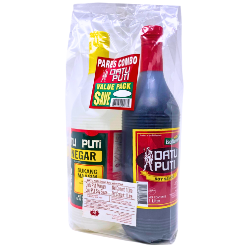 Datu Pati Value Pack (1ltr Vinegar + 1ltr Soy Sauce)-超值套裝(菲律賓白醋+豉油)-SAUDP101