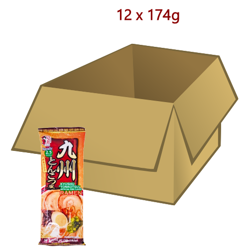 Itsuki Kyushu Ramen - Tonkotsu - 12 x 174g-五木九州豬骨拉麵-INIT105A