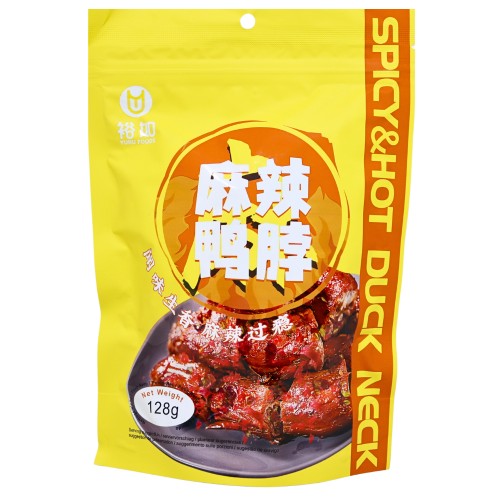 YR Duck Neck - Hot & Spicy-裕如鴨脖-麻辣-SNACYR103