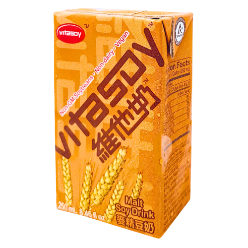 Vitasoy Malted Soya Drink - 6 x 250ml-維他奶麥精-6