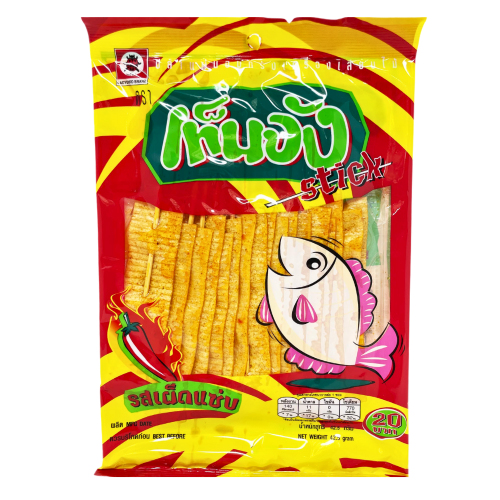 Ladybird Fish Fillets Stick - Chilli-辣味魚肉片串-SNACLB104