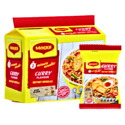 Maggi Noodles - Curry Flavour-美極咖哩味快熟面-INMA101