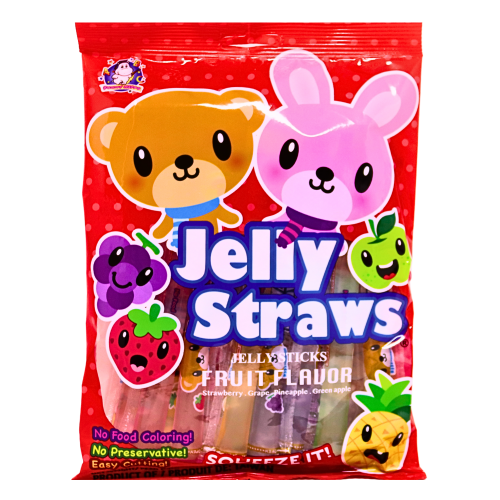 ABC Bunny and Bear Jelly Straws-熊仔免仔果綜合凍條-DES290