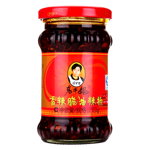 LaoGanMa Crispy Chilli In Oil - 210g-老干媽香辣脆油辣椒-CHILGM109