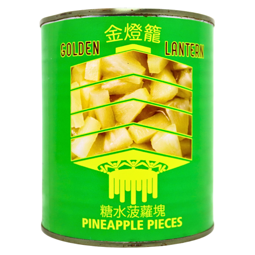 GL 850g Pineapple Pieces-金燈籠菠蘿角-PIN302