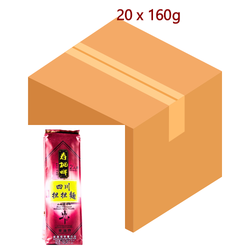 *Sau Tao Sichuan Noodles - Spicy Beef* - 20 x 160g-*壽桃牌四川担担麵 - 麻辣牛肉味*-INST202