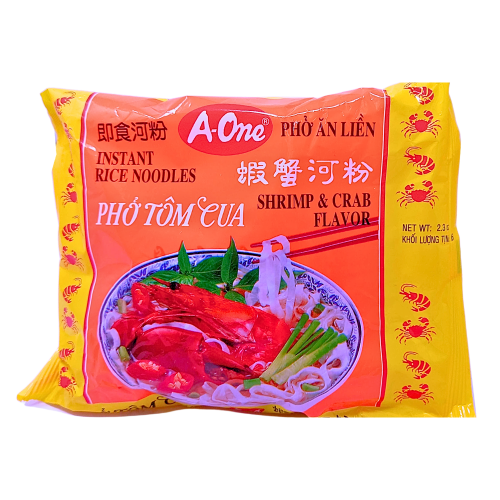 A-One Rice Noodles - Shrimp & Crab-蝦蟹河粉-INAO102