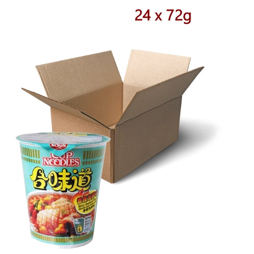 Nissin Cup Noodles - Spicy Seafood - 24 x 72g-日清合味道香辣海鮮杯麵-INN204