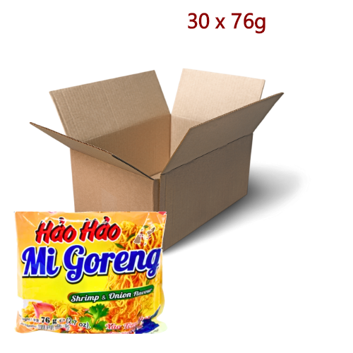 Acecook Hao Hao Noodles - Shrimp & Onion - 30 x 76g-越南蝦蔥味麵-INAC104