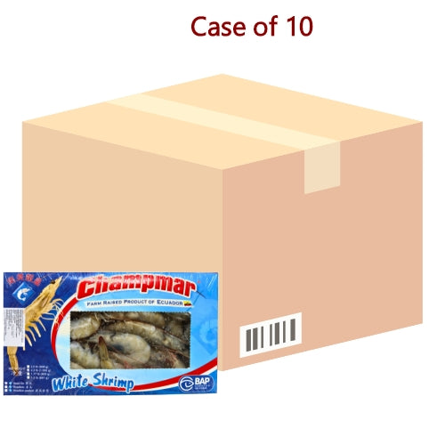 30/40 Champmar HOSO Ecuador Vannamei Prawns-有頭有殼南美白蝦30/40-1kg-PRW327-10