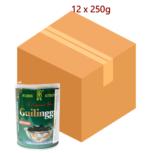 Double Coins Guilinggao - Original - 12 x 250g-雙錢牌原味龜苓膏-DES101