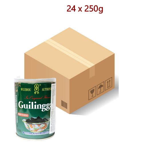 Double Coins Guilinggao - Original - 24 x 250g-雙錢牌原味龜苓膏-DES101