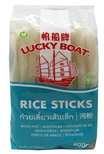 Lucky Boat 10mm Rice Sticks-帆船牌河粉乾 10mm-NOO409