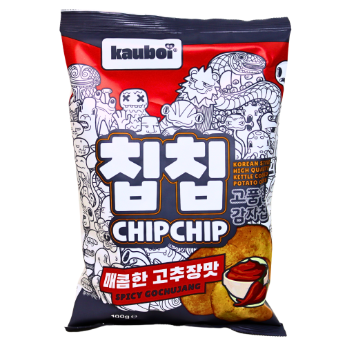 Kauboi Chip Chip - Gochujang-韓式辣椒醬味薯片-SNACKB103