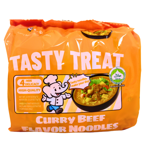 BaiXiang Noodles - Curry Beef-白象味鮮美-咖喱牛肉味麵-INBX107