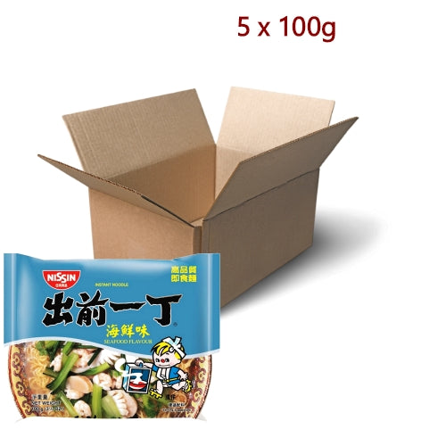 *Nissin Noodles HK - Seafood* - 5 x 100g-*香港出前一丁海鮮面*-INN105A