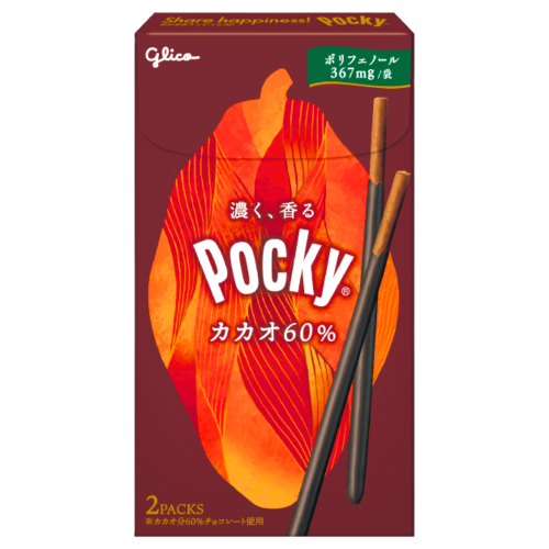 Glico Pocky - 60% Cacao Chocolate Biscuit Stick (Jap Ver.)-格力高百奇-超濃可可60%巧克力餅乾條-BISGL113