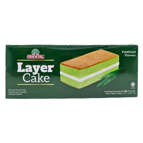 Oriental Brand Layer Cake Pandan Flavour-班蘭香葉蛋糕-SNACOB102