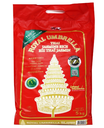 5kg Royal Umbrella Thai Jasmine Rice-泰國皇族香米-5kg-RIC318