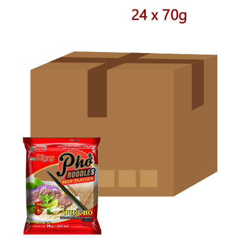 Acecook Oh! Ricey Pho's Noodles - Beef - 24 x 70g-越南河粉-牛肉味-INAC181