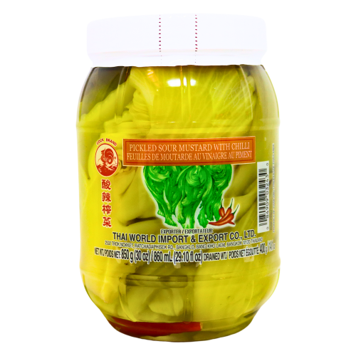 Cock Brand Sour Mustard with Chilli-雄雞牌辣酸芥菜-PRE333