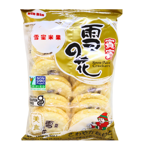 Bin Bin Rice Crackers - Snow-賓賓雪の花米菓-BISBB105