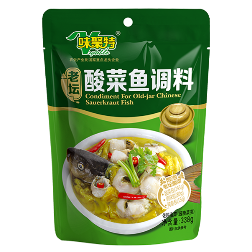 **WJT Condiment for Old-Jar Chinese Sauerkraut Fish**-**味聚特老壇酸菜魚調料** - 過期-SEA370