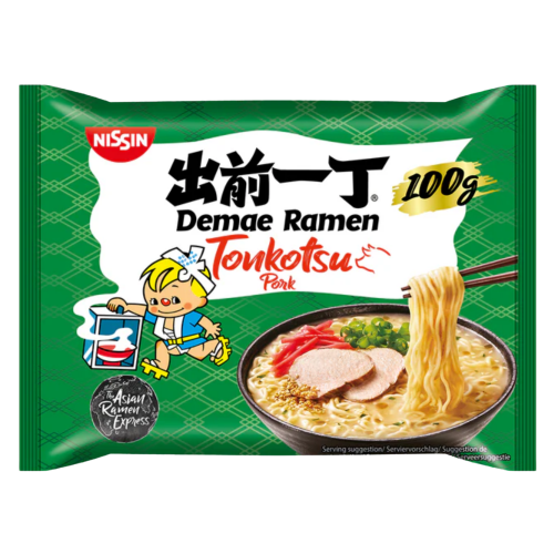 Nissin Noodles - Tonkotsu - 30 x 100g-出前一丁豬骨濃湯麵-30