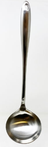 6oz Stainless Steel Ladle 176ml (95*370mm)-6盎司不銹鋼帶鉤量勺-1pcs-KITUT331