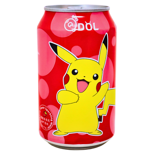 Q Dol Pokemon Soda - Strawberry (Gengar)-寶可夢草莓風味氣泡水-DRIQD304