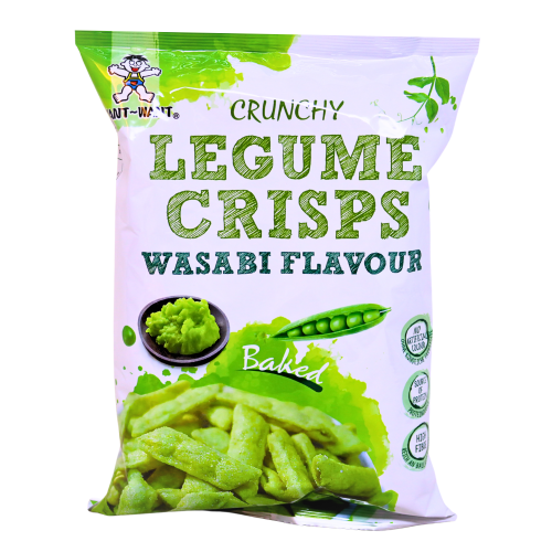 Want Want Crunchy Legume Crips - Wasabi-旺旺青豆酥-芥辣-SNACWW110